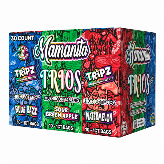 Trio 30ct Party Pack Tablets Blue Razz/Sour Green Apple/Watermelon