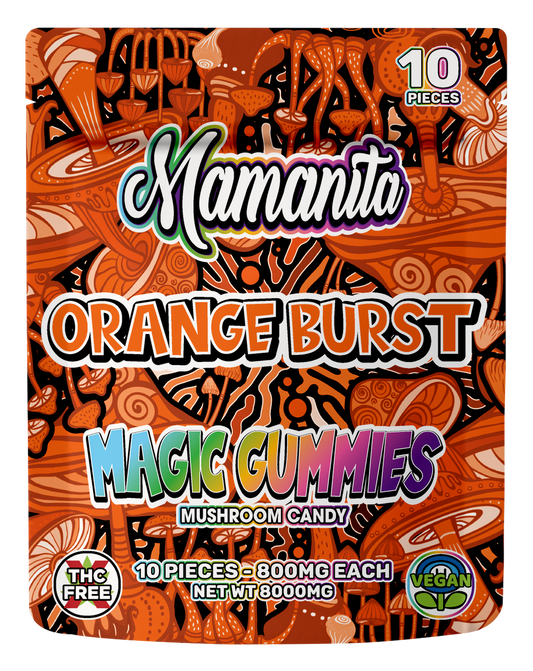 Orange Burst Magic Gummies